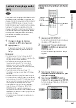 Предварительный просмотр 125 страницы Sony AVD-C700ES - 5 Dvd Changer/receiver Operating Instructions Manual