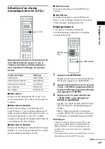 Предварительный просмотр 145 страницы Sony AVD-C700ES - 5 Dvd Changer/receiver Operating Instructions Manual