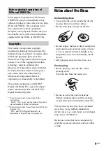 Preview for 9 page of Sony AVD--C70ES - 5 Dvd Changer/receiver Operating Instructions Manual