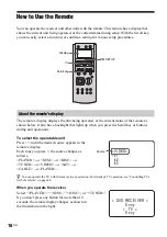 Предварительный просмотр 18 страницы Sony AVD--C70ES - 5 Dvd Changer/receiver Operating Instructions Manual