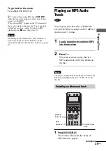 Предварительный просмотр 39 страницы Sony AVD--C70ES - 5 Dvd Changer/receiver Operating Instructions Manual