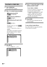 Preview for 48 page of Sony AVD--C70ES - 5 Dvd Changer/receiver Operating Instructions Manual