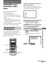 Предварительный просмотр 61 страницы Sony AVD--C70ES - 5 Dvd Changer/receiver Operating Instructions Manual