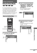 Предварительный просмотр 75 страницы Sony AVD--C70ES - 5 Dvd Changer/receiver Operating Instructions Manual