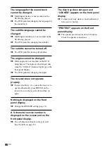 Preview for 86 page of Sony AVD--C70ES - 5 Dvd Changer/receiver Operating Instructions Manual