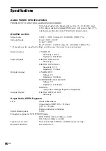 Preview for 90 page of Sony AVD--C70ES - 5 Dvd Changer/receiver Operating Instructions Manual