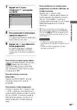 Preview for 137 page of Sony AVD--C70ES - 5 Dvd Changer/receiver Operating Instructions Manual