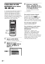 Preview for 138 page of Sony AVD--C70ES - 5 Dvd Changer/receiver Operating Instructions Manual