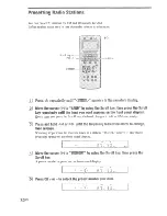 Предварительный просмотр 32 страницы Sony AVD-C70ES Operation Instruction Manual