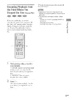 Предварительный просмотр 37 страницы Sony AVD-C70ES Operation Instruction Manual