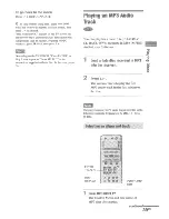 Предварительный просмотр 39 страницы Sony AVD-C70ES Operation Instruction Manual