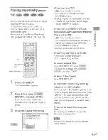 Предварительный просмотр 45 страницы Sony AVD-C70ES Operation Instruction Manual