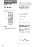 Предварительный просмотр 46 страницы Sony AVD-C70ES Operation Instruction Manual