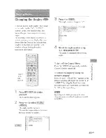 Предварительный просмотр 59 страницы Sony AVD-C70ES Operation Instruction Manual