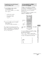 Предварительный просмотр 63 страницы Sony AVD-C70ES Operation Instruction Manual