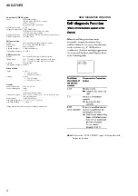 Предварительный просмотр 2 страницы Sony AVD-C70ES Service Manual