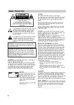 Preview for 2 page of Sony AVD-K600P - Amp/tuner For Htv600dp System Operating Instructions Manual