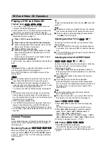 Preview for 30 page of Sony AVD-K600P - Amp/tuner For Htv600dp System Operating Instructions Manual