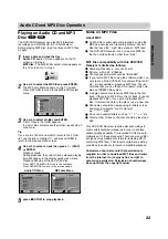 Preview for 33 page of Sony AVD-K600P - Amp/tuner For Htv600dp System Operating Instructions Manual