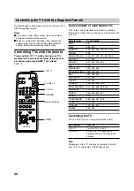 Preview for 40 page of Sony AVD-K600P - Amp/tuner For Htv600dp System Operating Instructions Manual