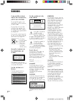 Предварительный просмотр 2 страницы Sony AVD-K800P - 5 Dvd Changer/receiver Operating Instructions Manual