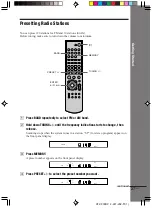 Предварительный просмотр 27 страницы Sony AVD-K800P - 5 Dvd Changer/receiver Operating Instructions Manual