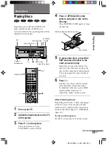 Предварительный просмотр 29 страницы Sony AVD-K800P - 5 Dvd Changer/receiver Operating Instructions Manual