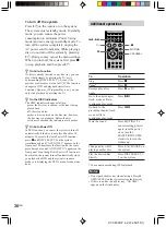 Предварительный просмотр 30 страницы Sony AVD-K800P - 5 Dvd Changer/receiver Operating Instructions Manual