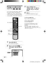 Предварительный просмотр 38 страницы Sony AVD-K800P - 5 Dvd Changer/receiver Operating Instructions Manual