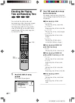 Предварительный просмотр 46 страницы Sony AVD-K800P - 5 Dvd Changer/receiver Operating Instructions Manual