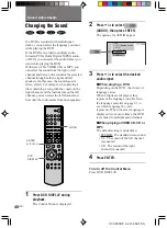 Предварительный просмотр 48 страницы Sony AVD-K800P - 5 Dvd Changer/receiver Operating Instructions Manual