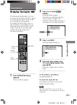 Предварительный просмотр 53 страницы Sony AVD-K800P - 5 Dvd Changer/receiver Operating Instructions Manual