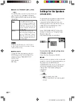 Предварительный просмотр 68 страницы Sony AVD-K800P - 5 Dvd Changer/receiver Operating Instructions Manual