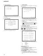 Предварительный просмотр 22 страницы Sony AVD-K800P - 5 Dvd Changer/receiver Service Manual