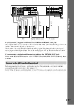 Предварительный просмотр 23 страницы Sony AVD-LA1800PKG Operating Instructions Manual