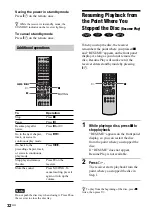 Предварительный просмотр 32 страницы Sony AVD-LA1800PKG Operating Instructions Manual