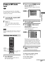 Предварительный просмотр 35 страницы Sony AVD-LA1800PKG Operating Instructions Manual