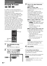 Предварительный просмотр 46 страницы Sony AVD-LA1800PKG Operating Instructions Manual