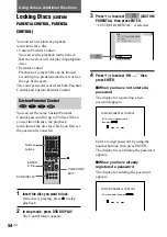 Предварительный просмотр 54 страницы Sony AVD-LA1800PKG Operating Instructions Manual