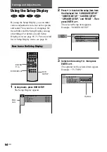 Предварительный просмотр 64 страницы Sony AVD-LA1800PKG Operating Instructions Manual