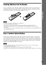 Preview for 17 page of Sony AVD-S50 Operating Instructions Manual