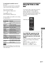 Preview for 61 page of Sony AVD-S50 Operating Instructions Manual