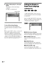 Preview for 66 page of Sony AVD-S50 Operating Instructions Manual