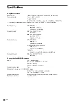 Preview for 80 page of Sony AVD-S50 Operating Instructions Manual