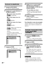 Preview for 126 page of Sony AVD-S50 Operating Instructions Manual