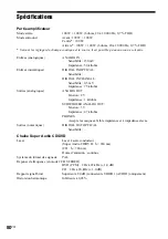 Preview for 164 page of Sony AVD-S50 Operating Instructions Manual