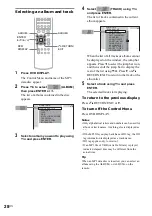 Предварительный просмотр 28 страницы Sony AVD-S500ES - Dvd Player/receiver Operating Instructions Manual