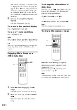 Предварительный просмотр 30 страницы Sony AVD-S500ES - Dvd Player/receiver Operating Instructions Manual