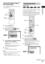 Предварительный просмотр 33 страницы Sony AVD-S500ES - Dvd Player/receiver Operating Instructions Manual