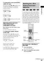 Предварительный просмотр 35 страницы Sony AVD-S500ES - Dvd Player/receiver Operating Instructions Manual